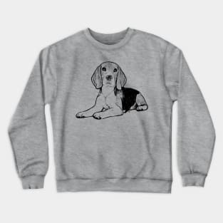 Beagle Sketch Crewneck Sweatshirt